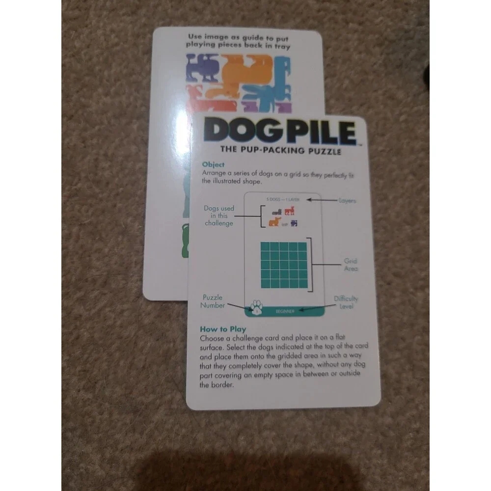 Dog Pile ~The Pup Packing Puzzle~ 48 Puzzles